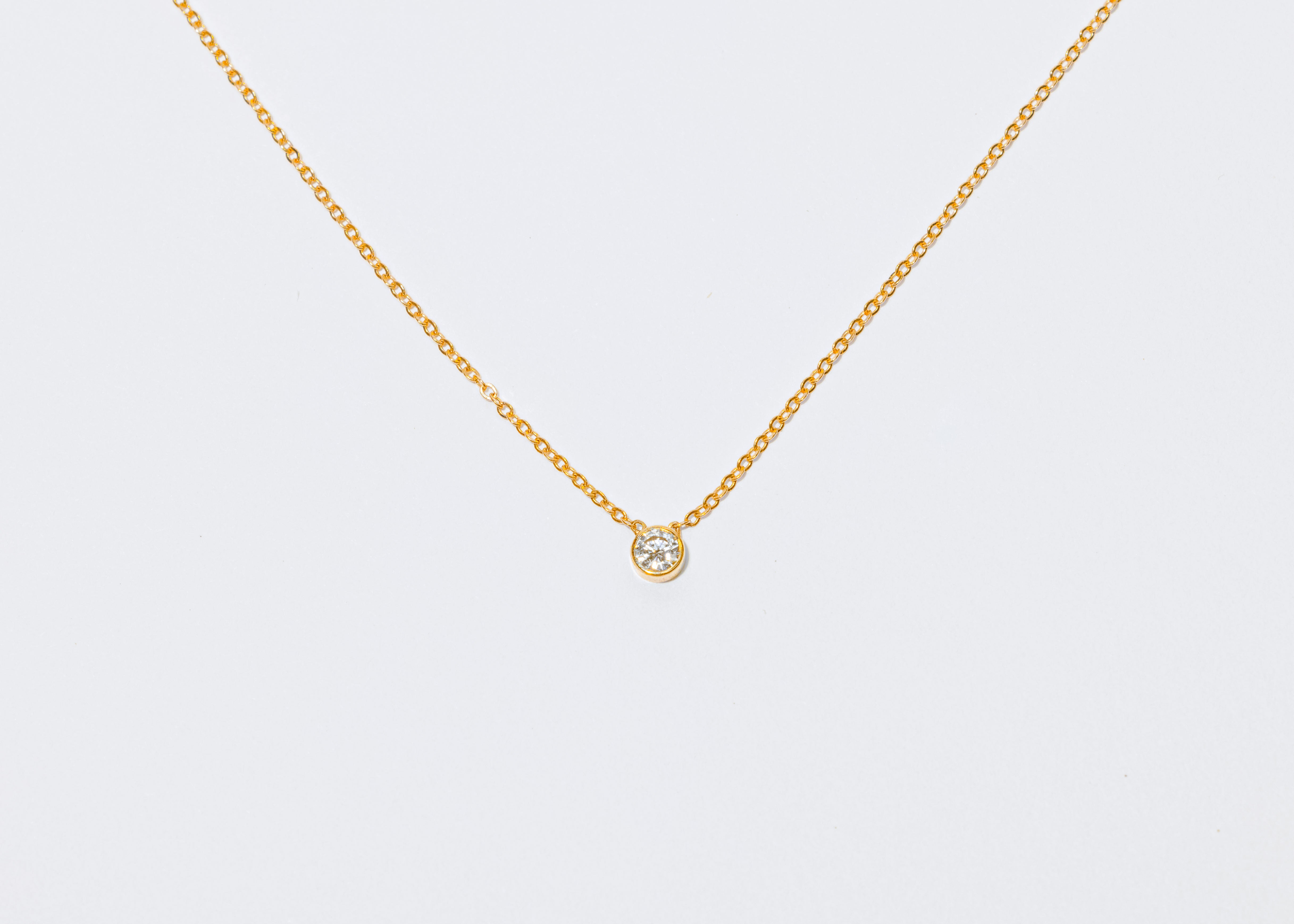 Set Me Free Floating Diamond, Necklace